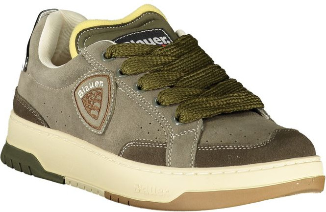 Sneaker Blauer Green Leather Men