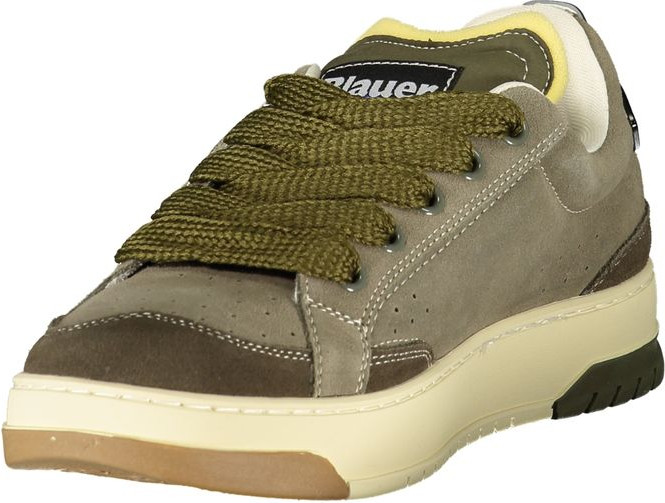 Sneaker Blauer Green Leather Men