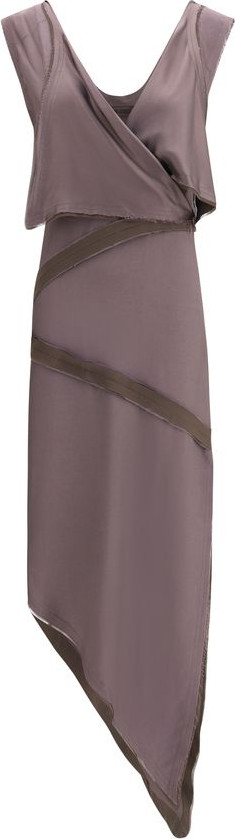 Brown Viscose Casual Dress The Attico