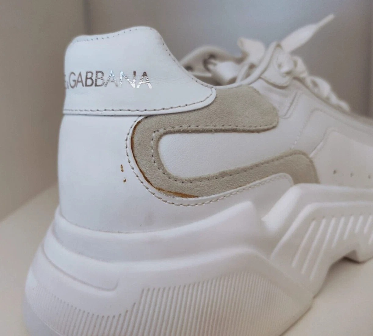 White Daymaster Low Top Sneakers Dolce & Gabbana