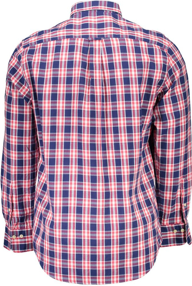 Синяя хлопковая рубашка Gant