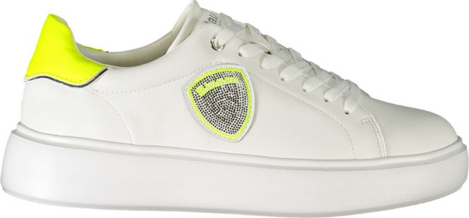 Белые кроссовки Blauer из полиэстера