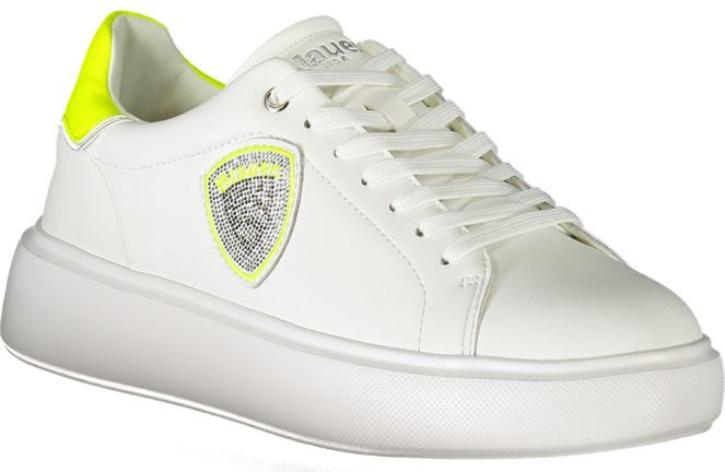 Белые кроссовки Blauer из полиэстера