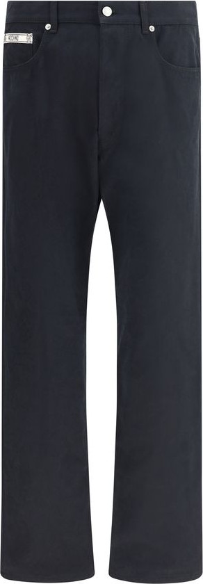 Хлопковые брюки Moschino