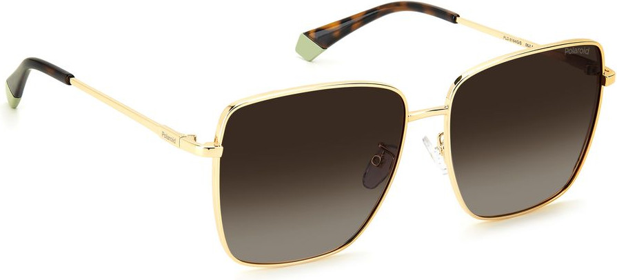 Sunglasses Polaroid Gold Metal Sunglasses
