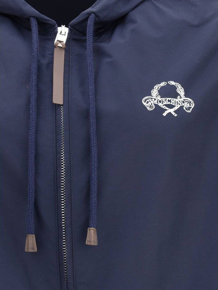 Polyester Shell Jacket Moschino