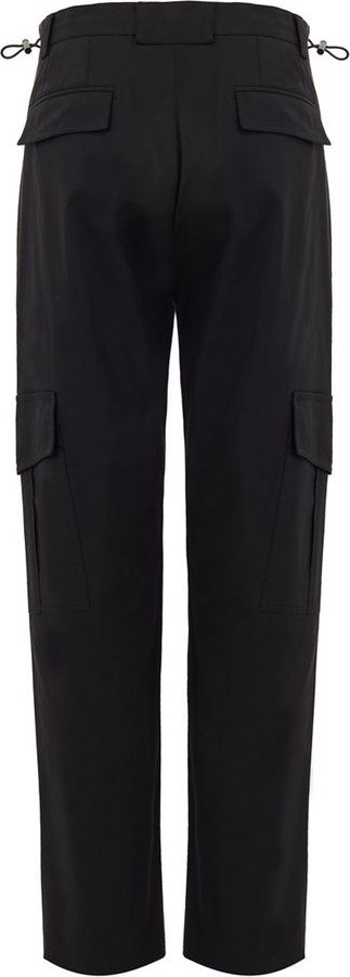 Черные хлопковые брюки карго Dolce & Gabbana