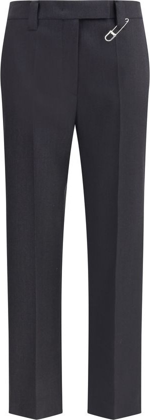 Брюки Prada из флисовой шерсти