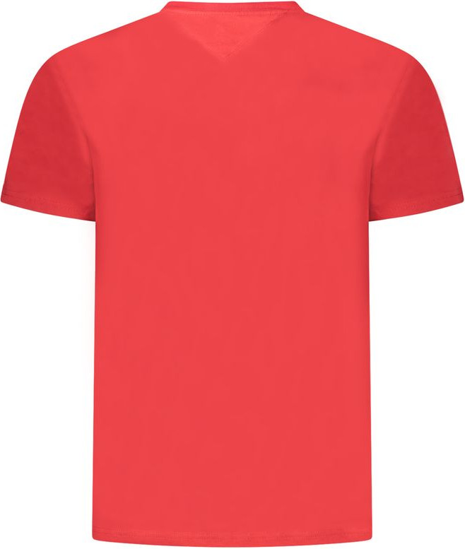 Red Cotton Men T-Shirt Tommy Hilfiger