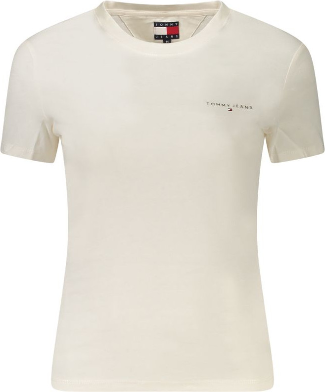 White Cotton Women T-Shirt Tommy Hilfiger