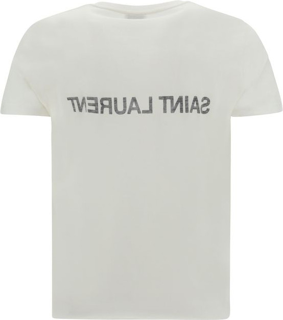 Хлопковая Футболка Saint Laurent