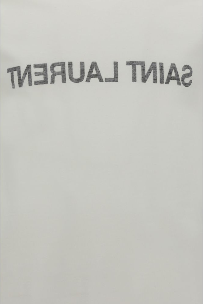 Хлопковая Футболка Saint Laurent