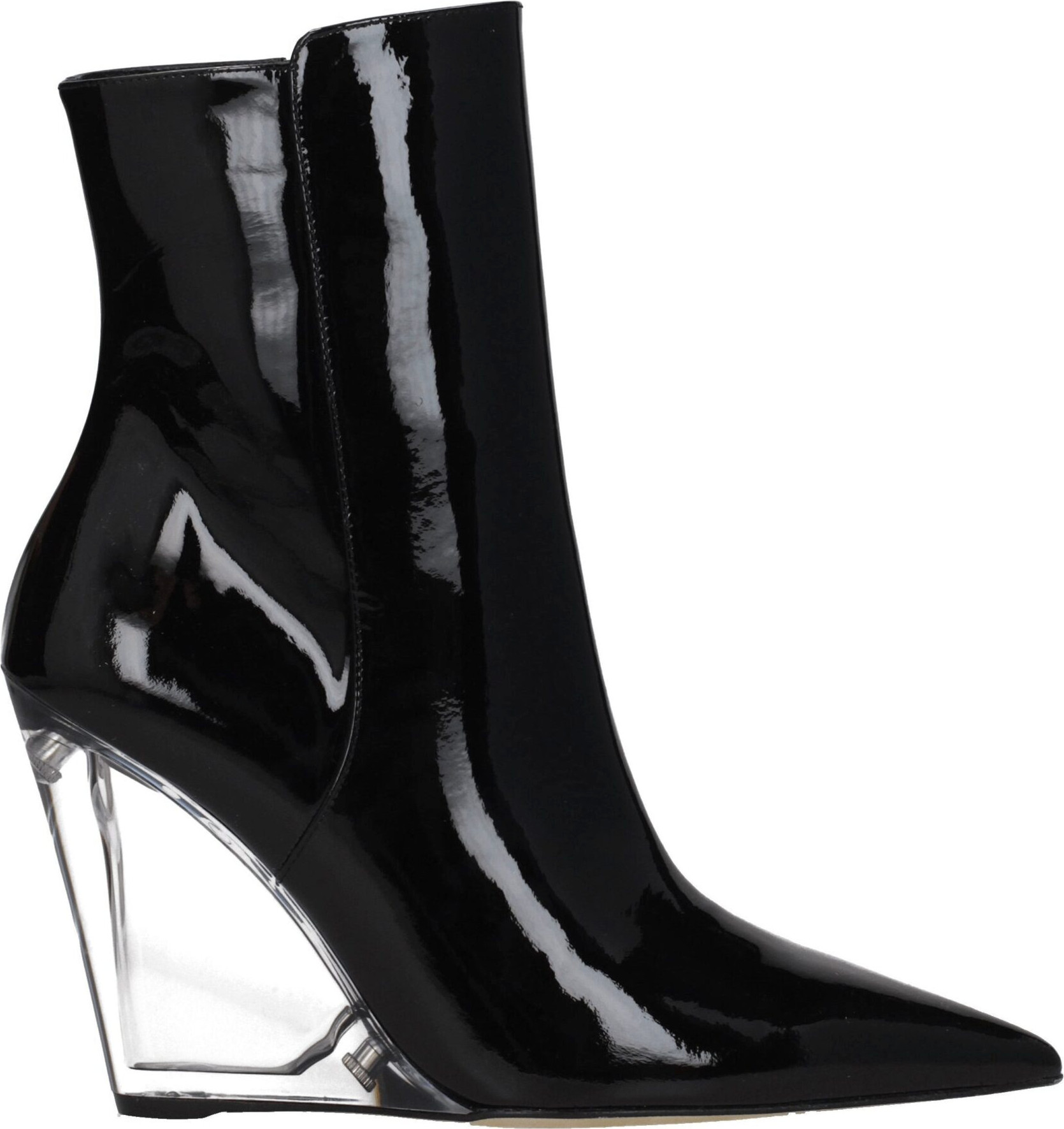 Black Leather Ankle Boots