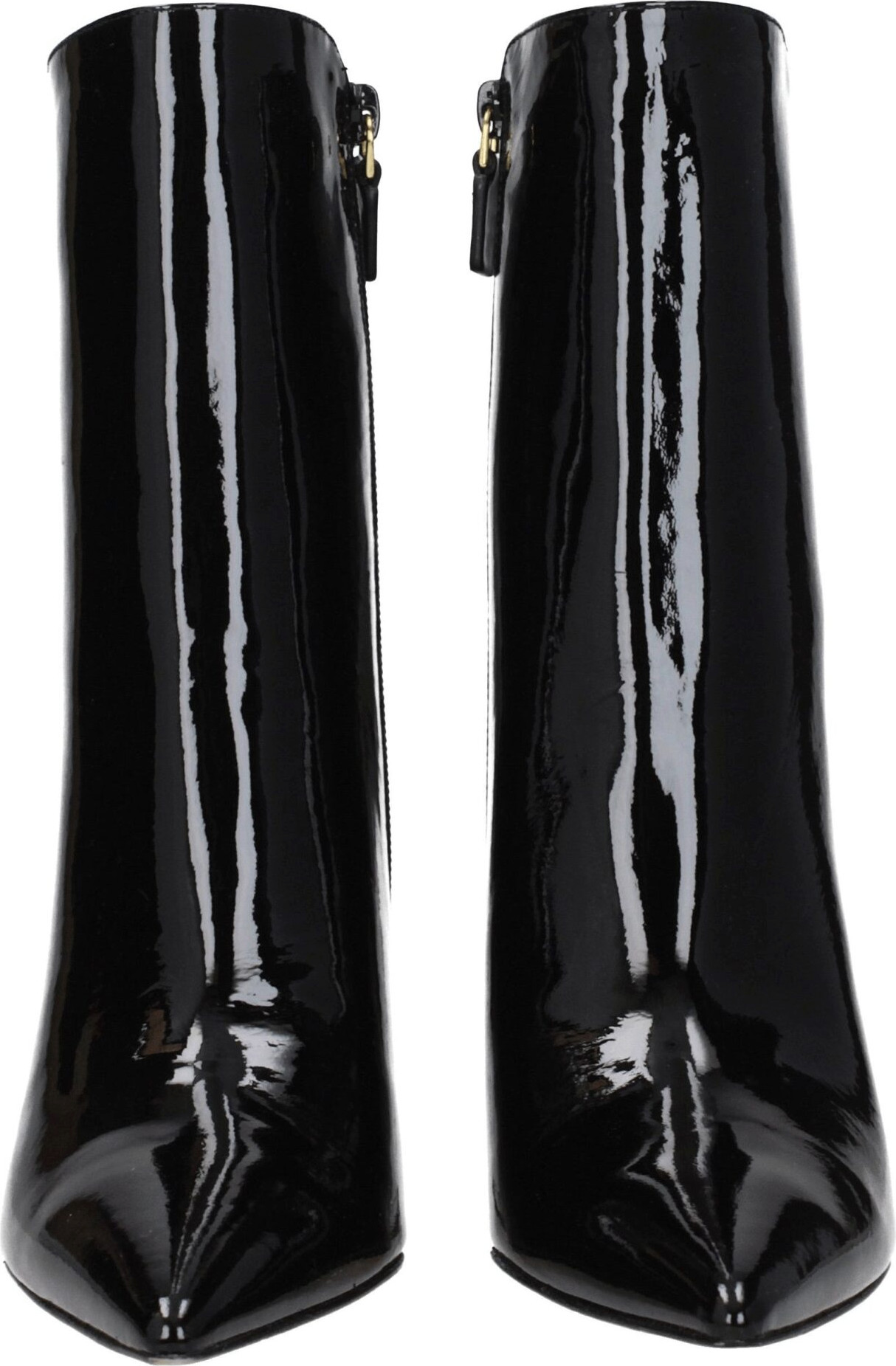 Black Leather Ankle Boots