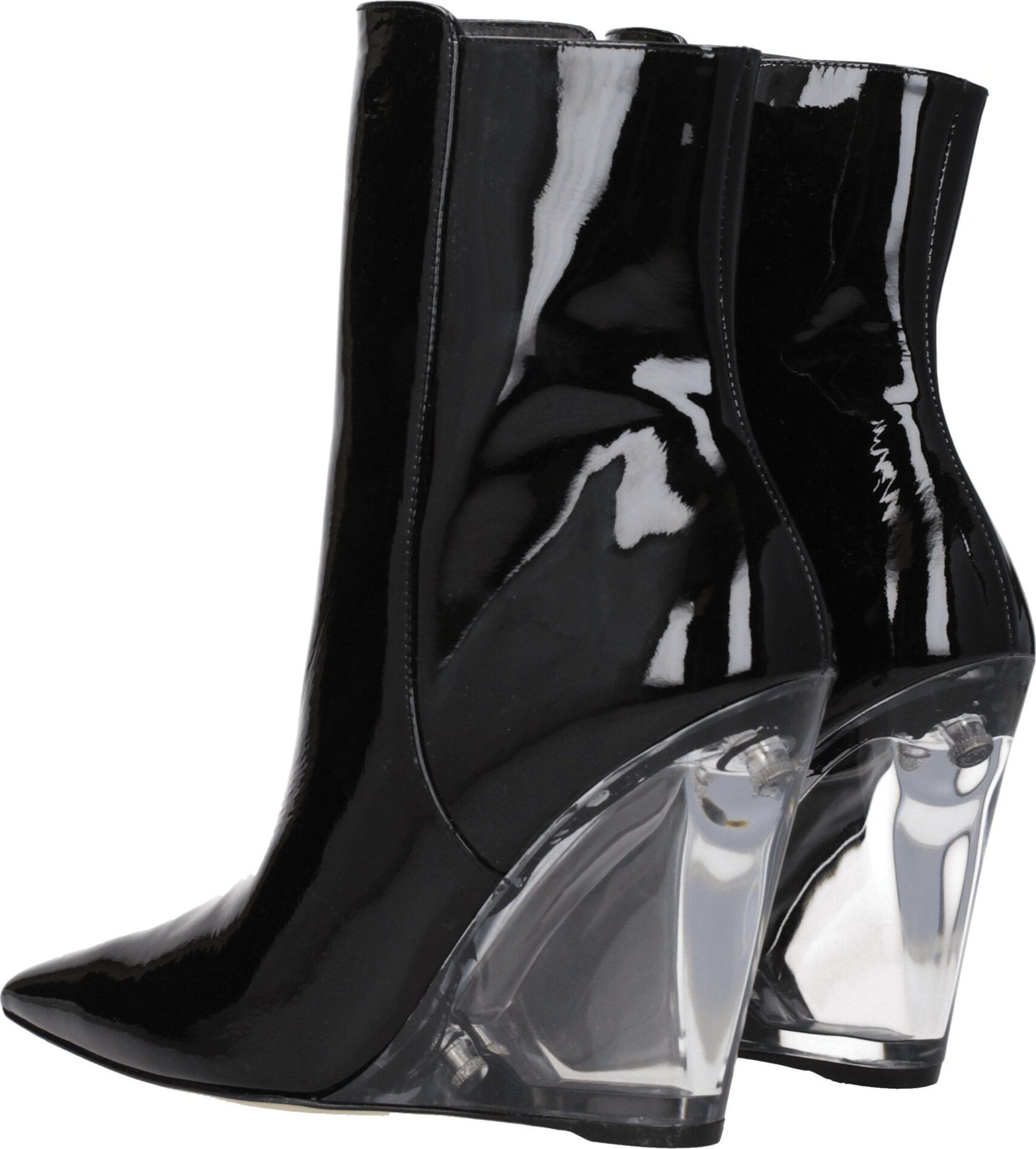 Black Leather Ankle Boots
