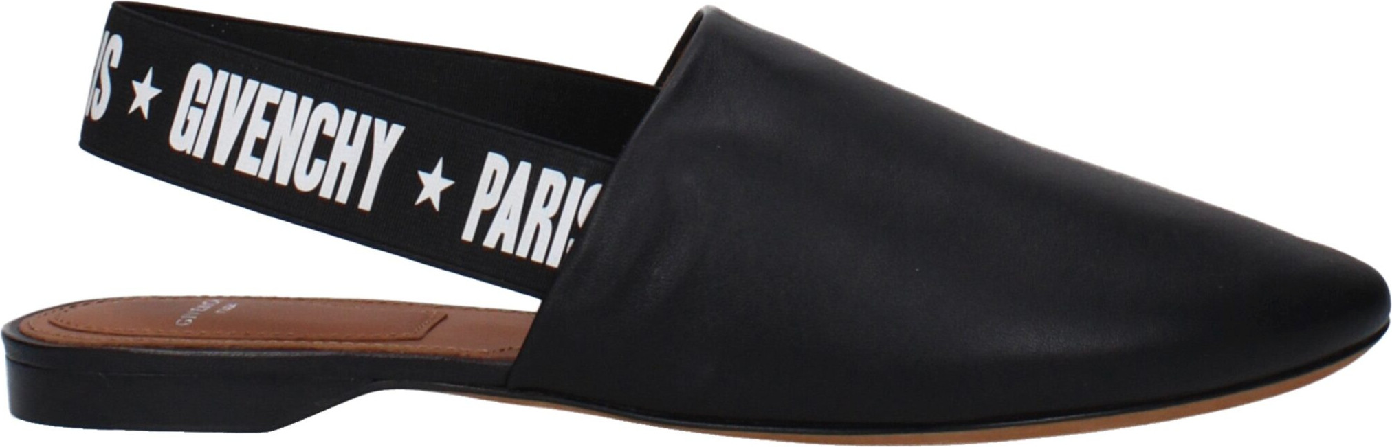 Sandals Givenchy Black Leather Slides