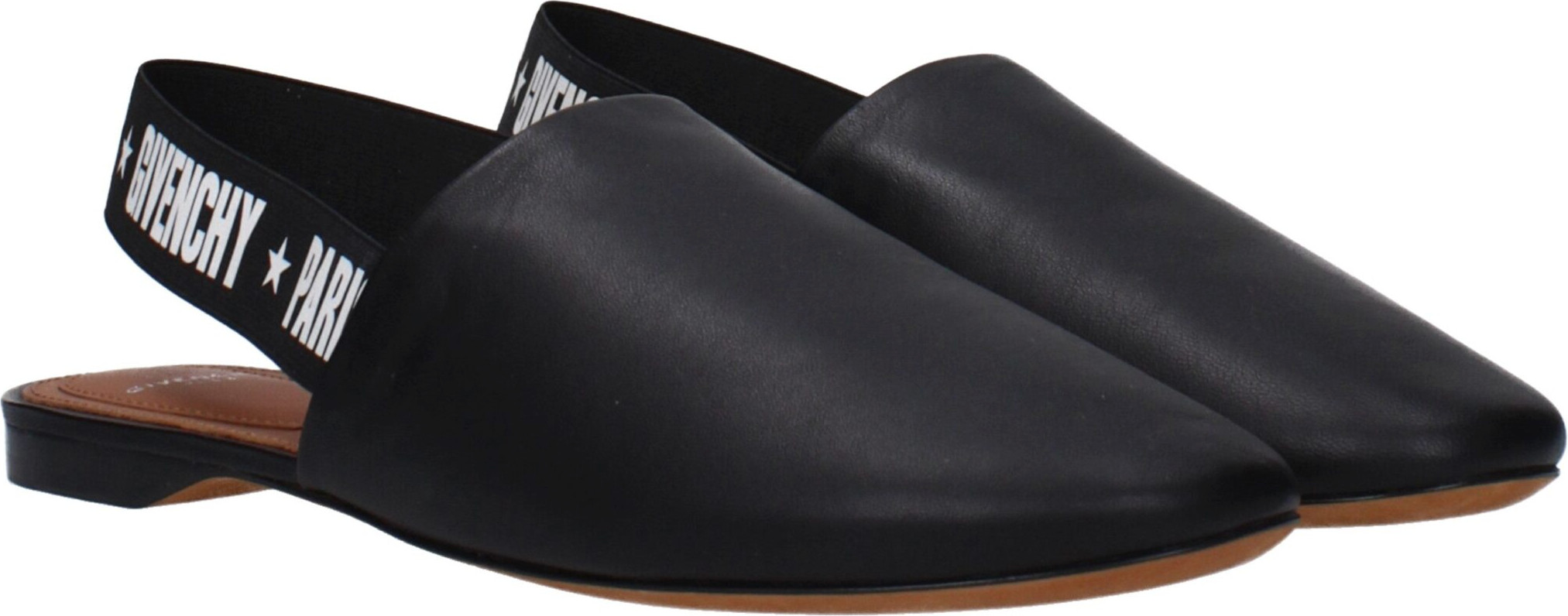 Sandals Givenchy Black Leather Slides