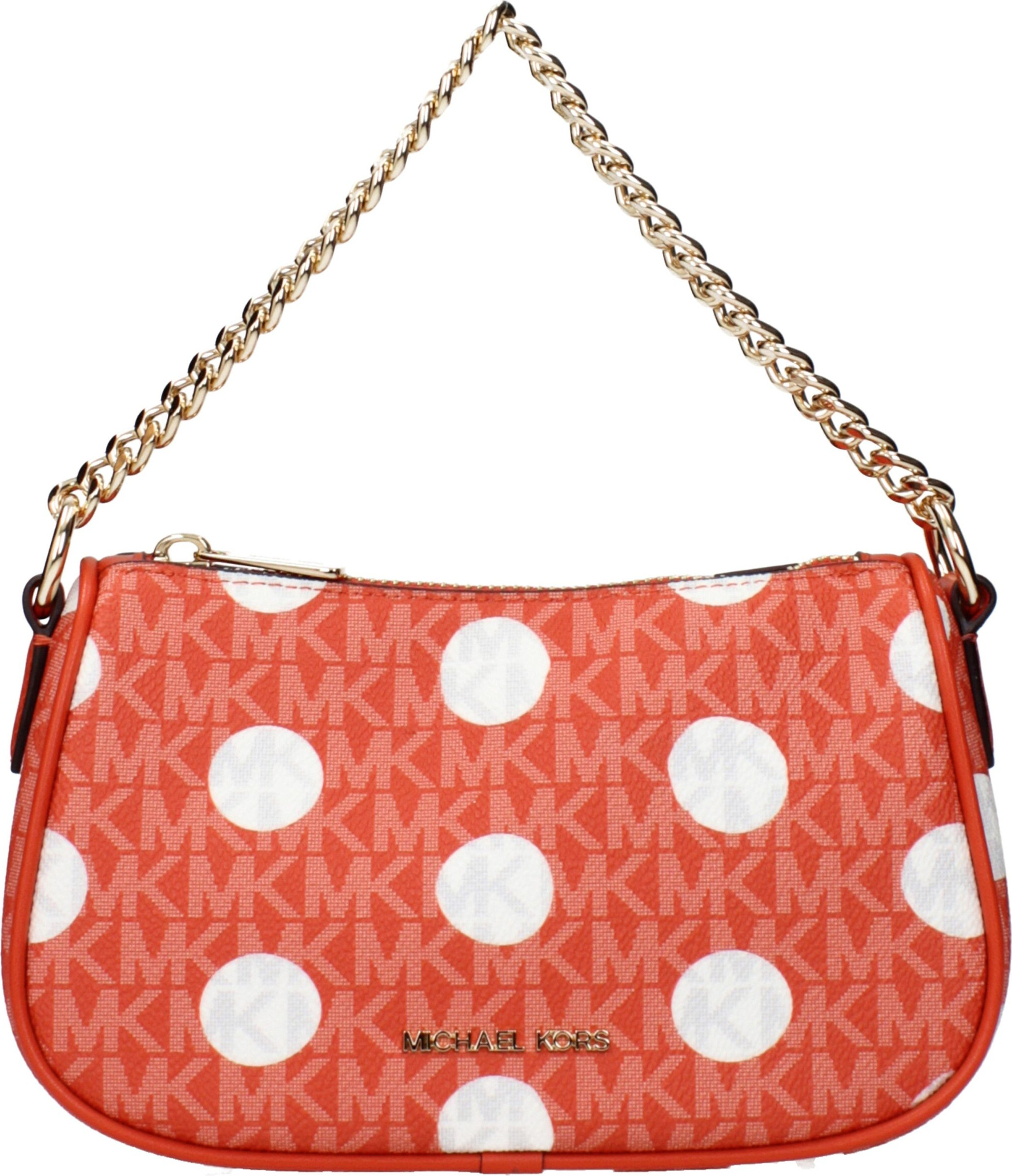 Handbag Michael Kors Red Fabric Handbags