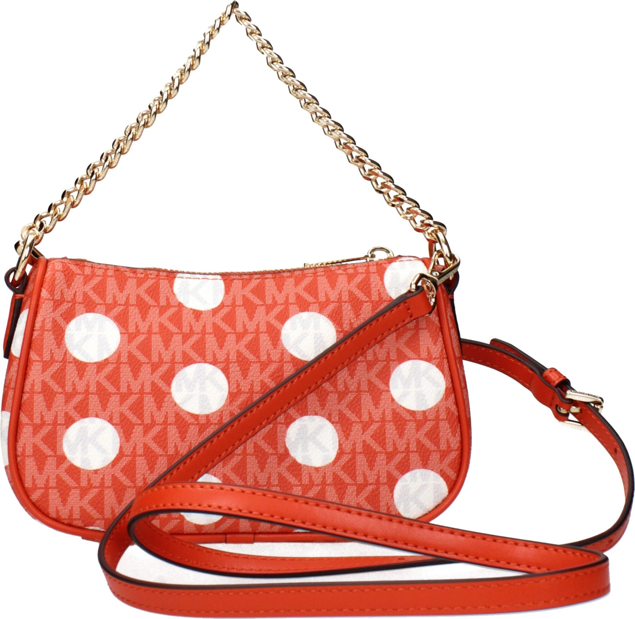 Handbag Michael Kors Red Fabric Handbags