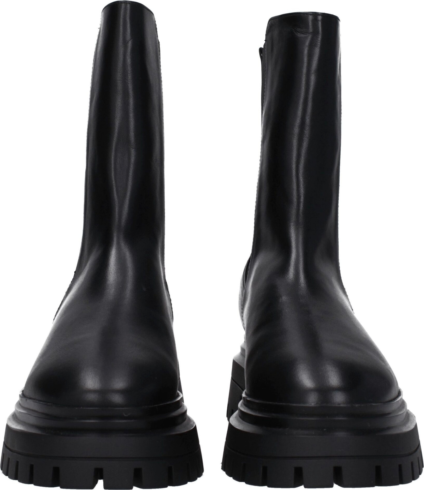 Black Leather Ankle Boots by Stuart Weitzman