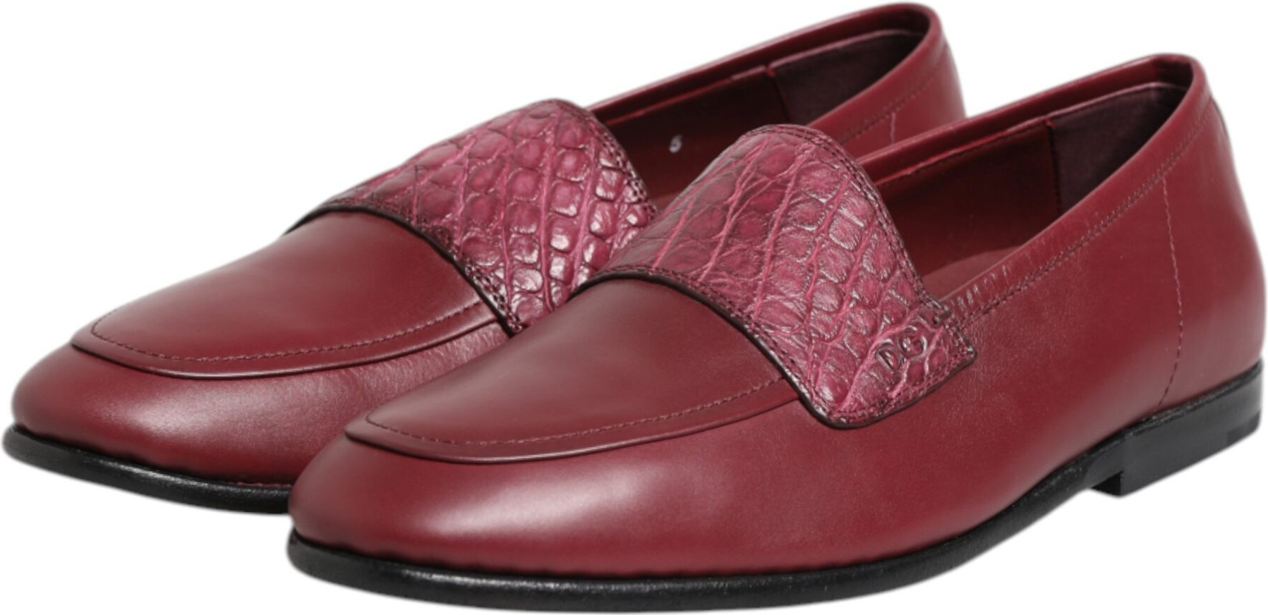 Dolce & Gabbana rasmiy slip-on poyabzallari