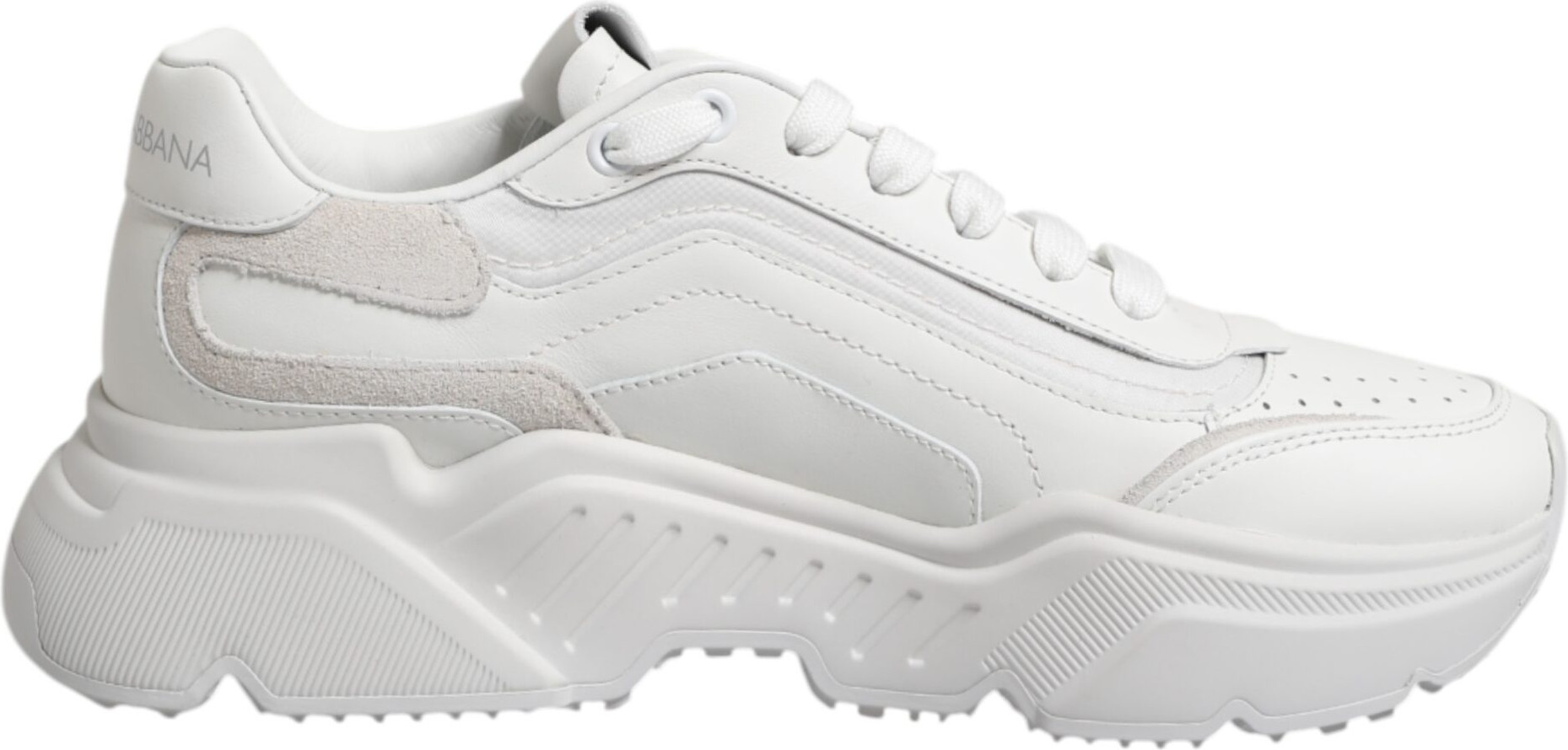 Low Top Sneakers Shoes White Leather Daymaster Dolce & Gabbana