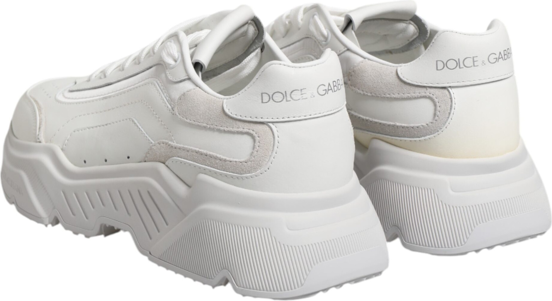 Dolce & Gabbana DAYMASTER oq teri pastki krossovkalar poyabzal