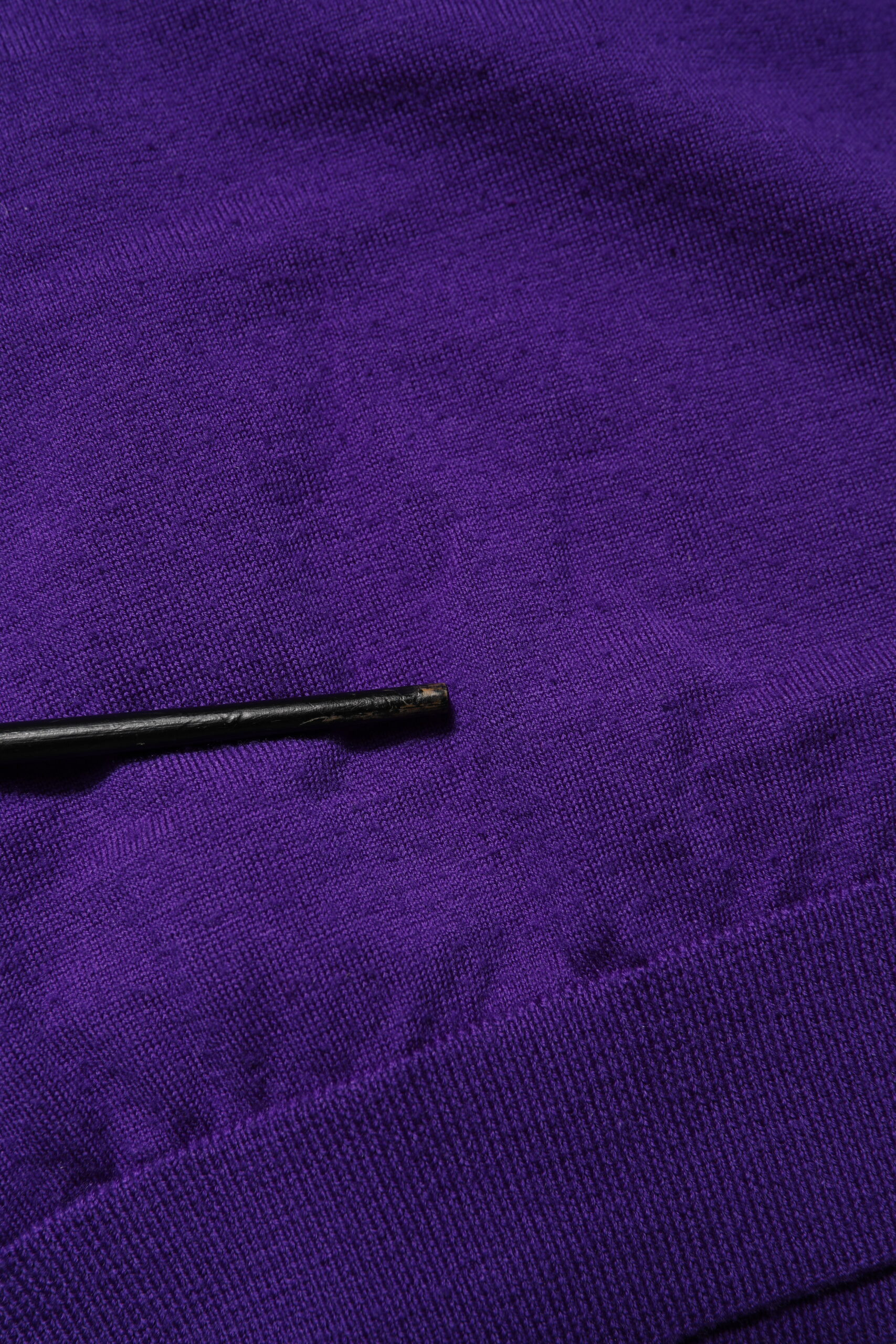 Purple Wool Knit V-neck Cardigan Sweater Dolce & Gabbana