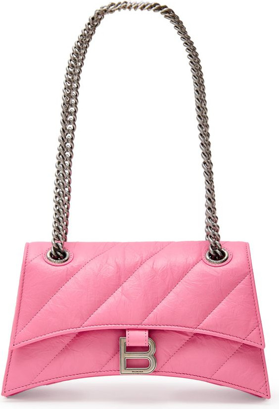 Сумка-багет Balenciaga Розовая Кожа