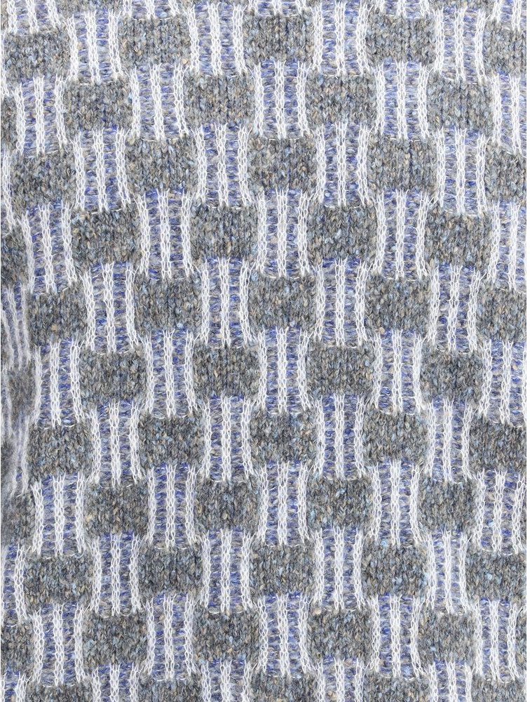 Light Blue Cotton Turtleneck Giorgio Armani