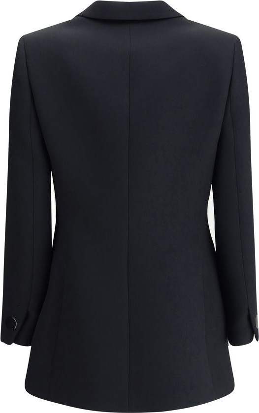 Black Polyester Blazer