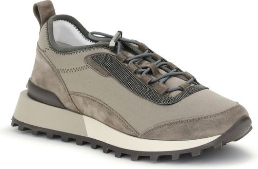 Кожаные кроссовки Brunello Cucinelli