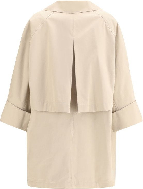 Coat Brunello Cucinelli Beige Cotton