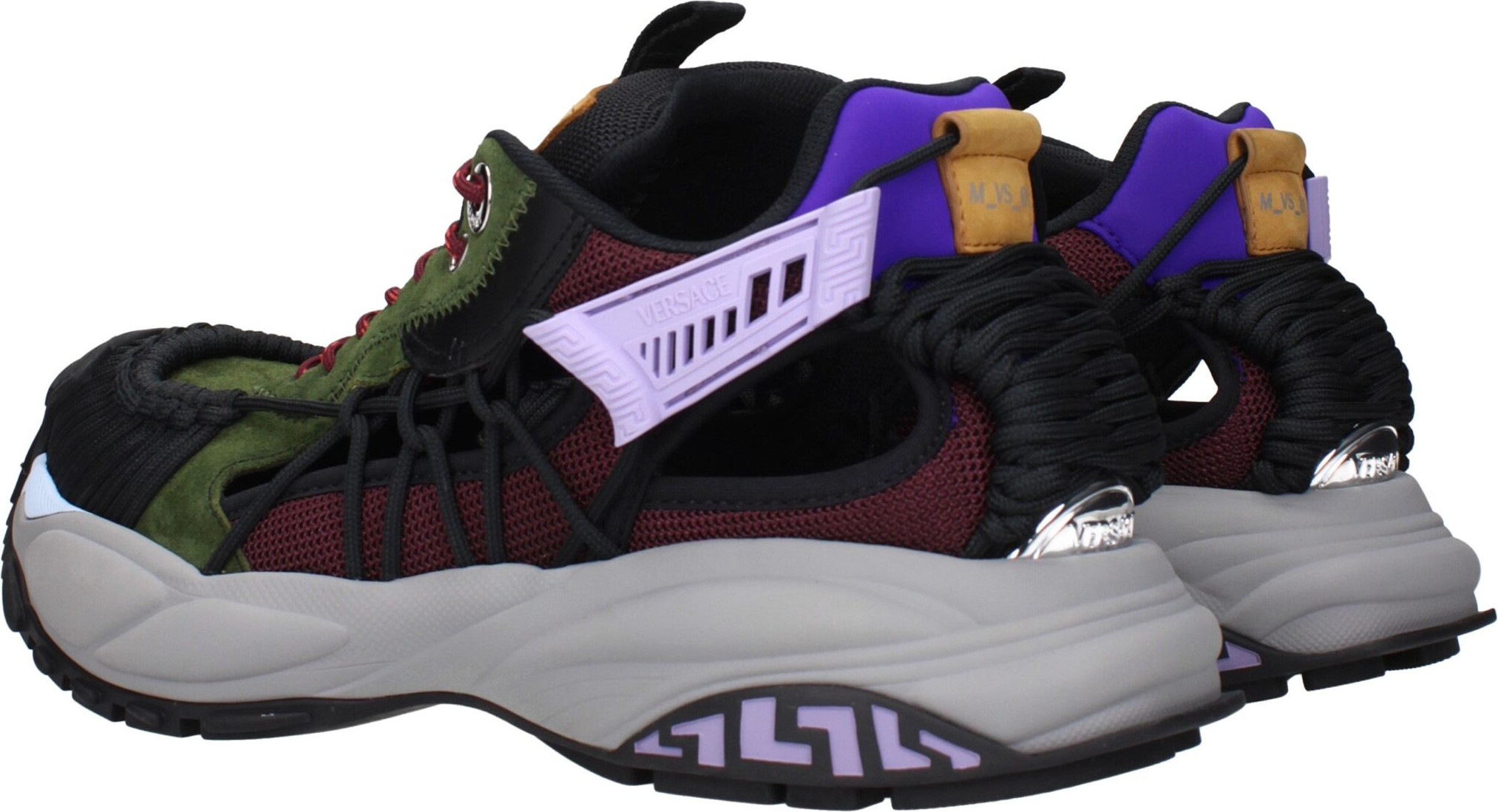 Кроссовки Versace Multicolor из кожи