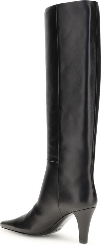 High Leather Boots Saint Laurent