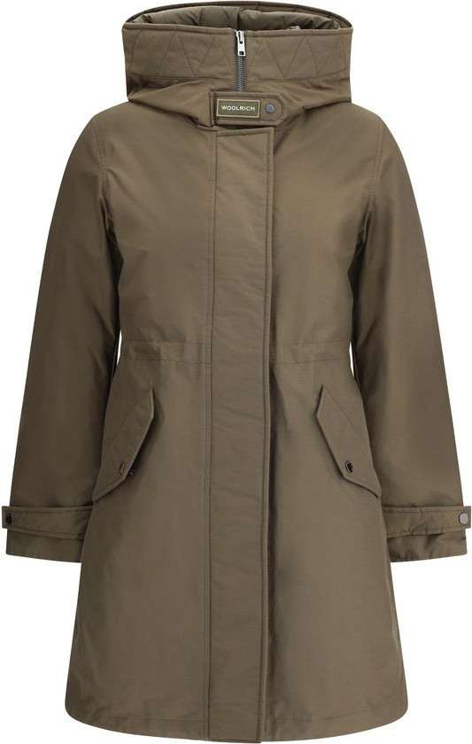 Парка Woolrich из хлопка, двухцветная