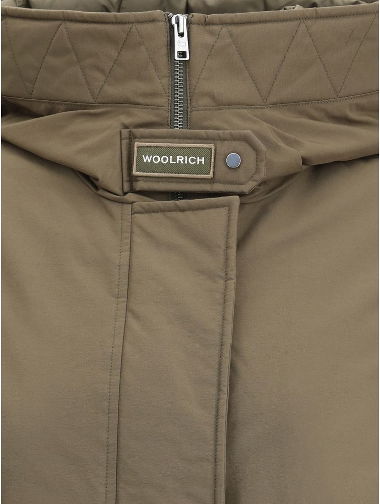 Парка Woolrich из хлопка, двухцветная