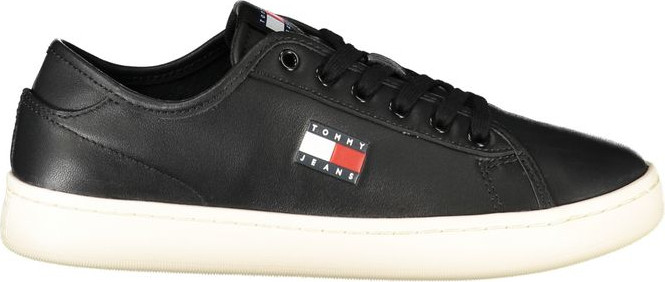 Женские кроссовки Tommy Hilfiger из черной кожи