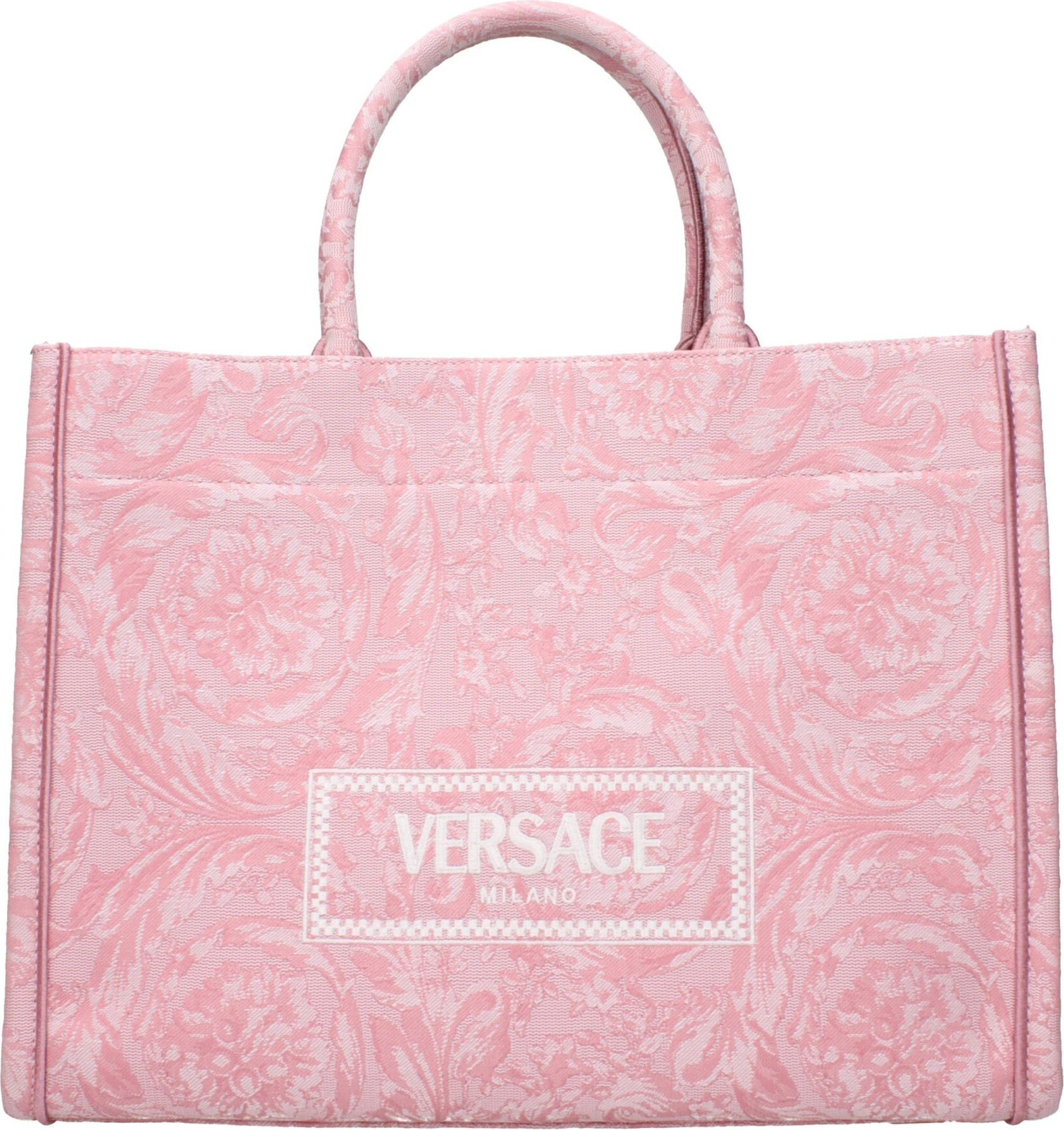 Сумка Versace Розовая Тканевая