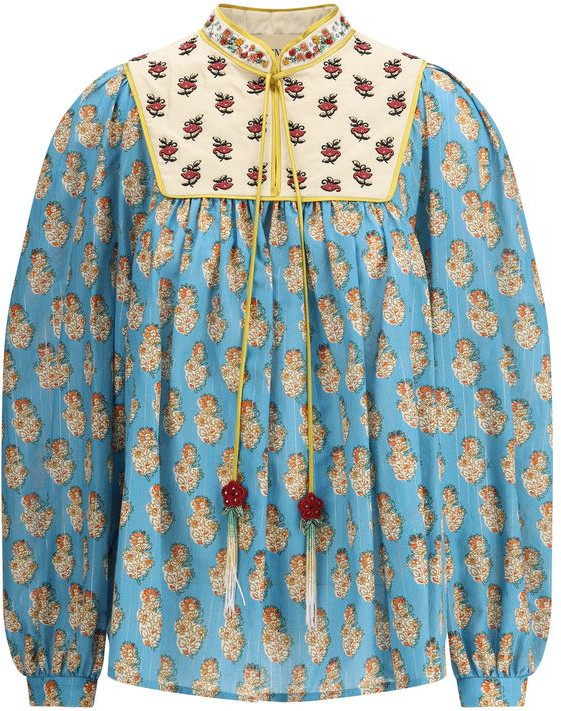 Petales D'Amour print Blouse Valentino