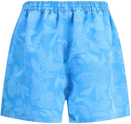 Blue Viscose Bermuda Shorts - Balenciaga
