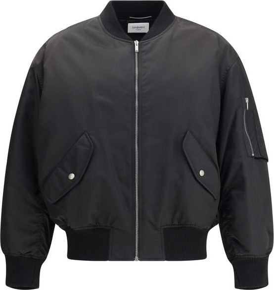 Bomber Saint Laurent Black Polyamide Bomber