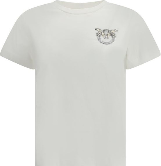 White Cotton T-Shirt Pinko