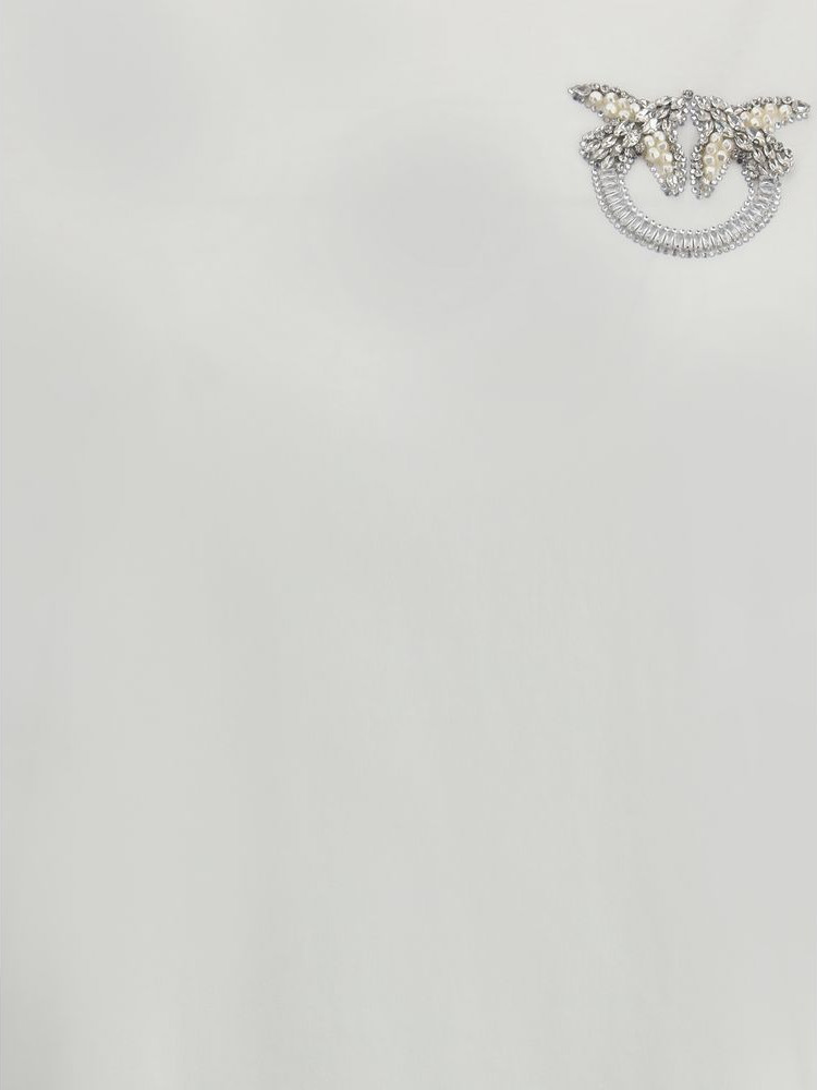 White Cotton T-Shirt Pinko