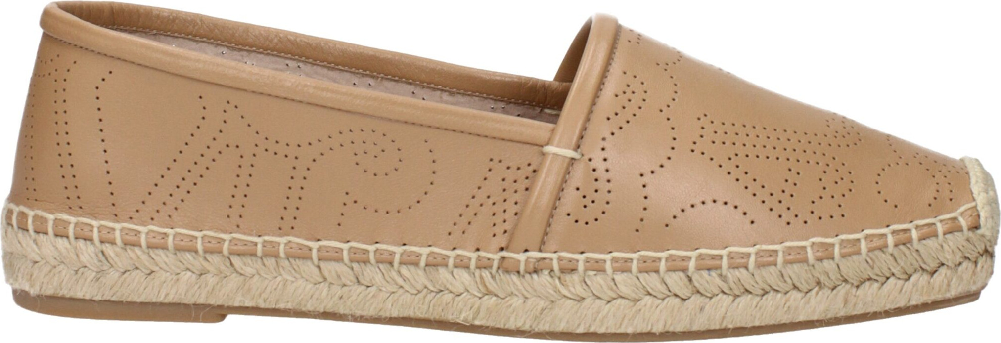 Max Mara Brown Leather Espadrilles