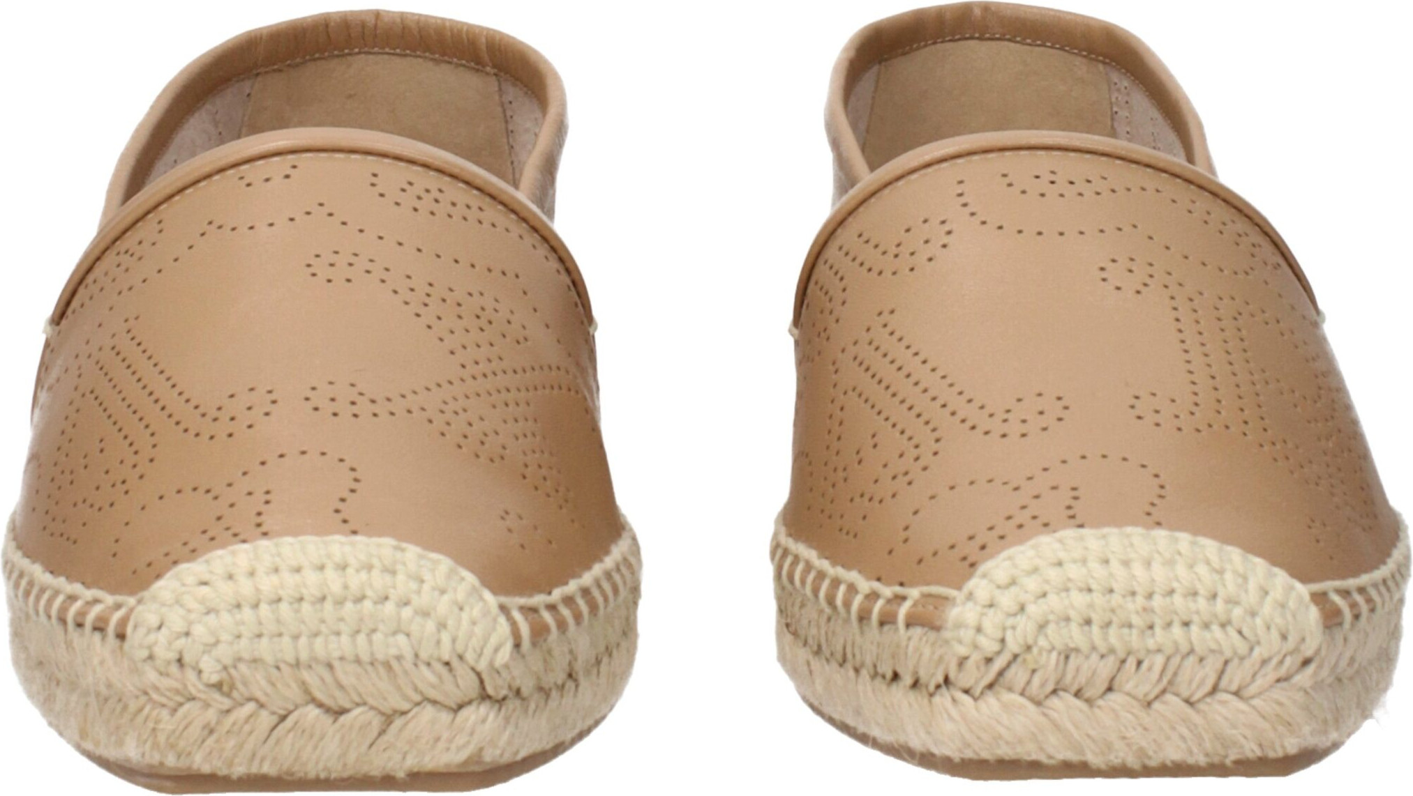 Max Mara Brown Leather Espadrilles