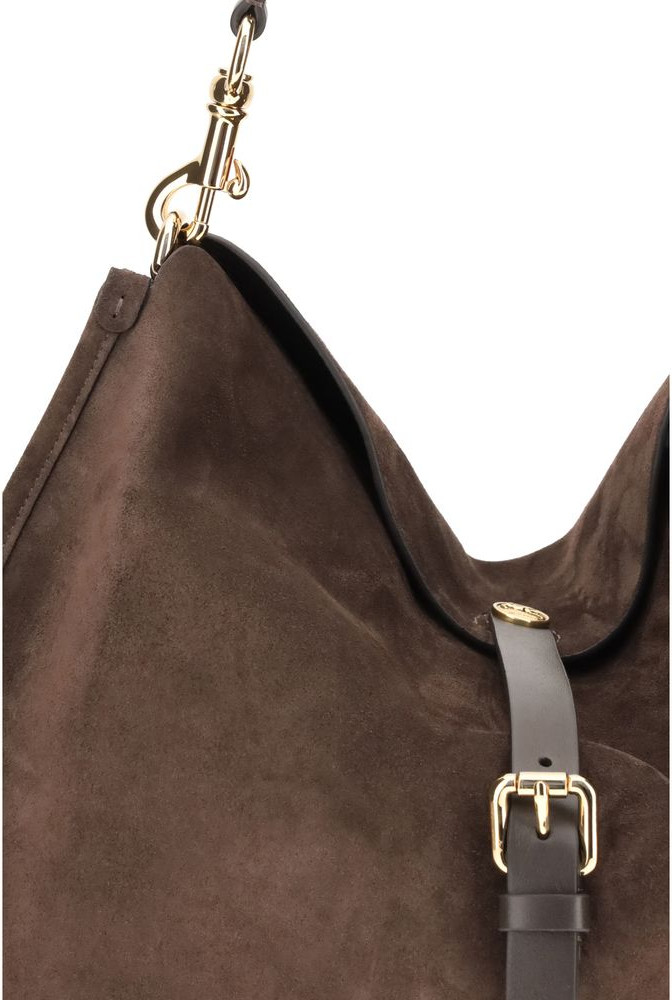 Shoulder Bag Etro Suede Pony
