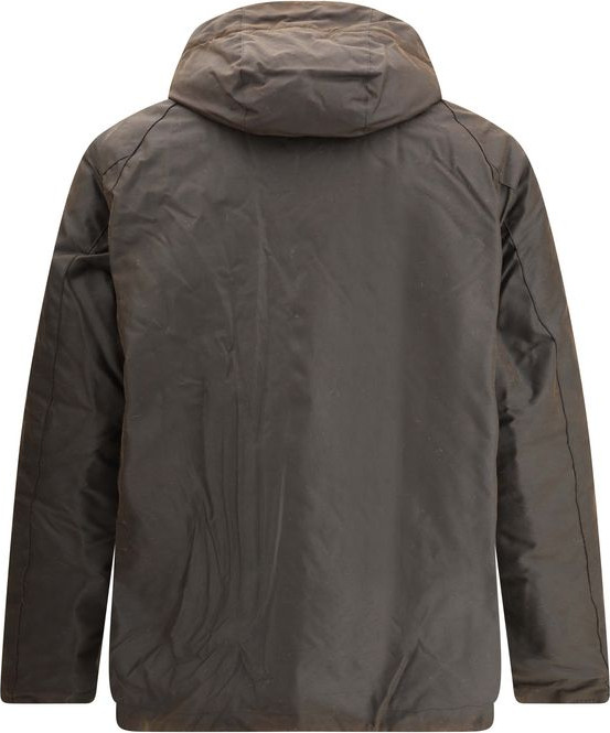 Brown Cotton Rain Coat