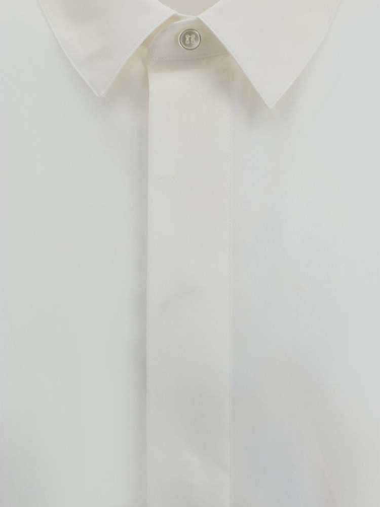 White Cotton Dress Shirt by Saint Laurent