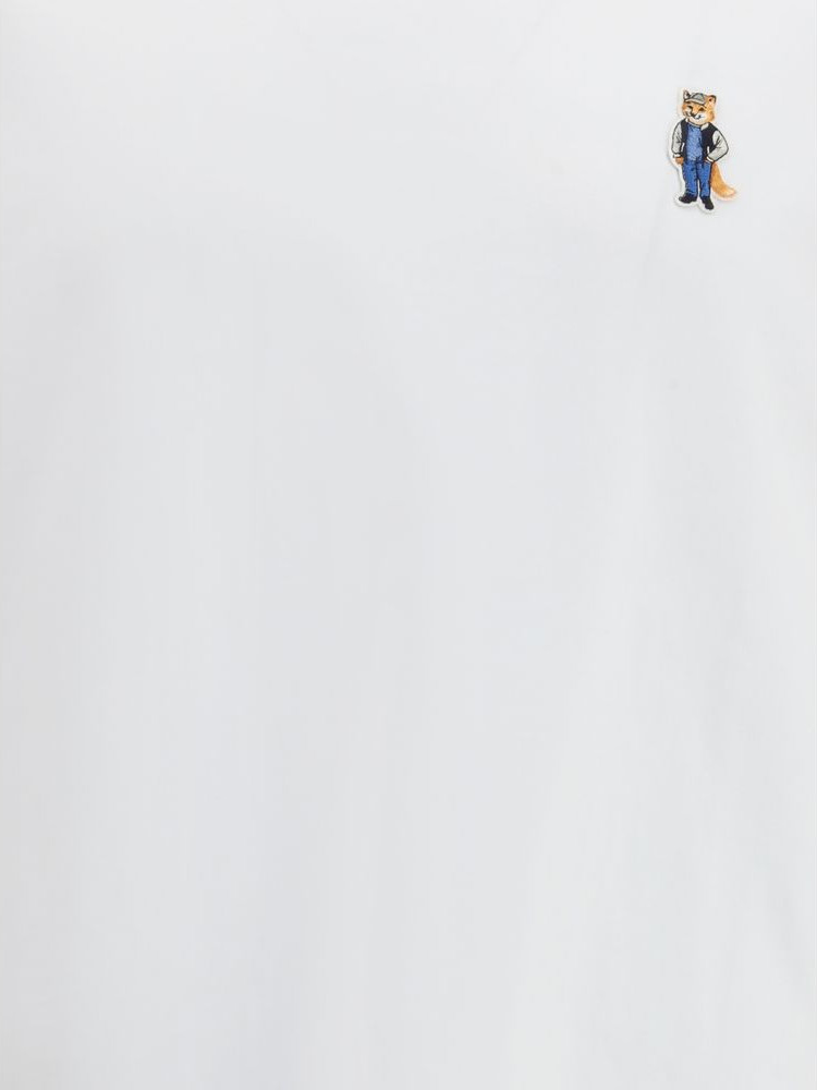 T-Shirt Maison Kitsuné White Cotton
